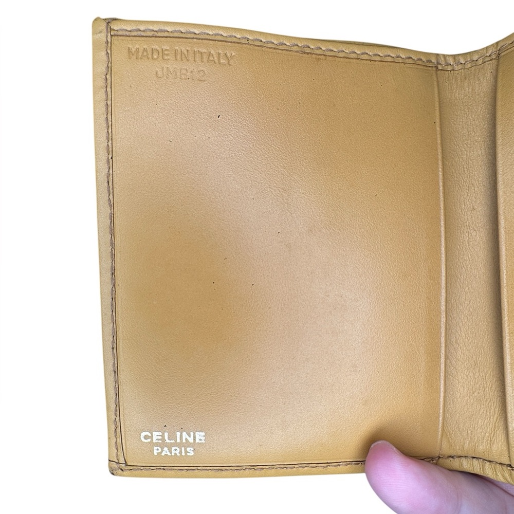 Celine Vintage Macadam Triomphe Kisslock Wallet with Box - Picture 8 of 17